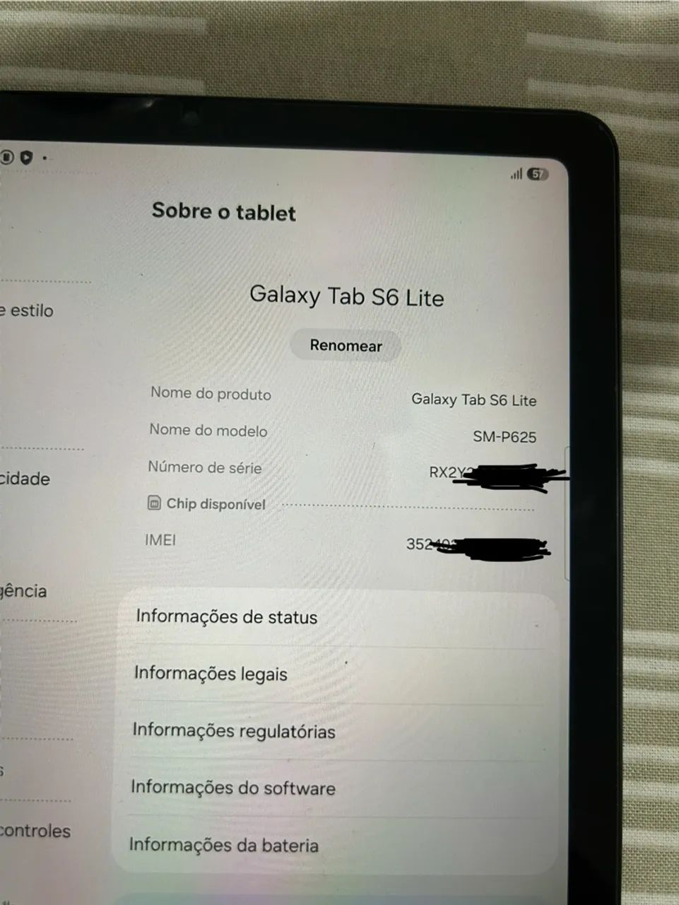 Tablet Samsung S6 Lite - Modelo P625 (2024) 128gb - Foto 2