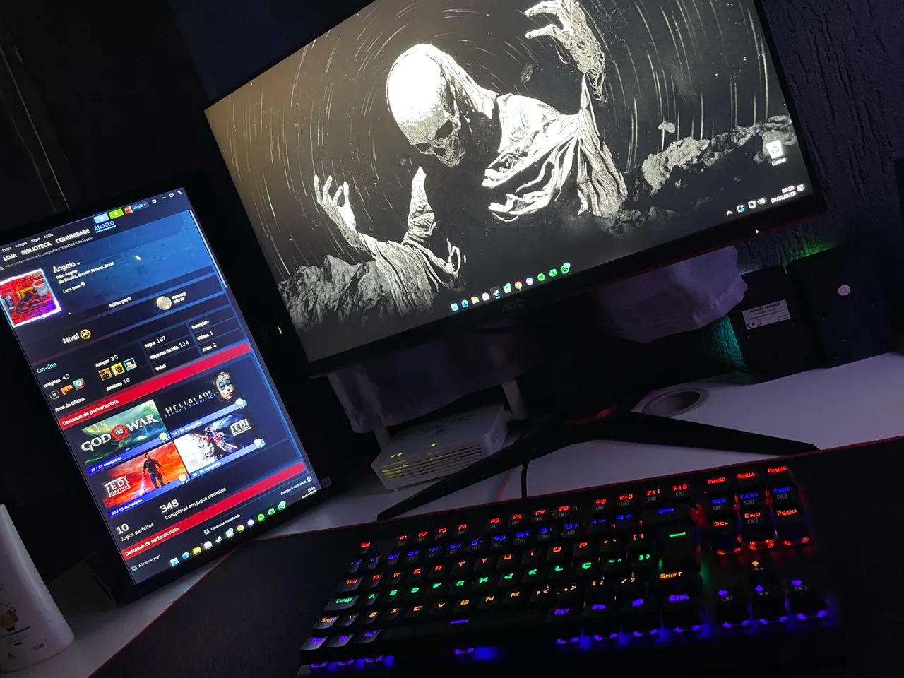 PC GAMER RX 6600 + RYZEN 5 4500 - Foto 3