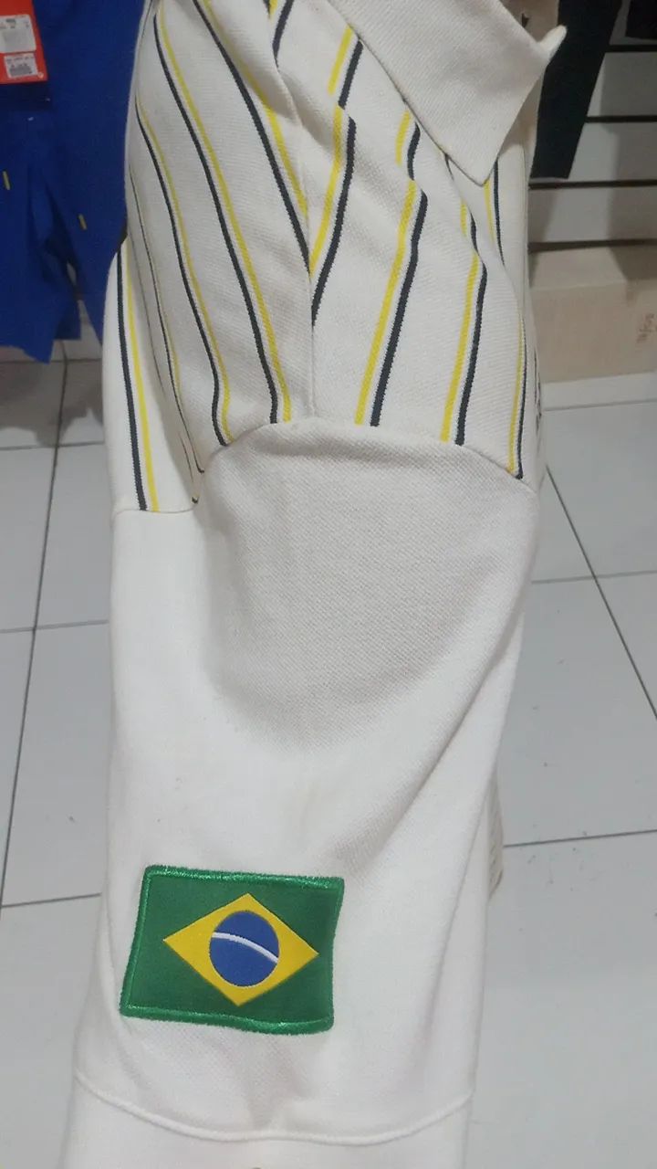 CAMISA POLO SÃO PAULO  REEBOK  ' BRASIL ' - Foto 4