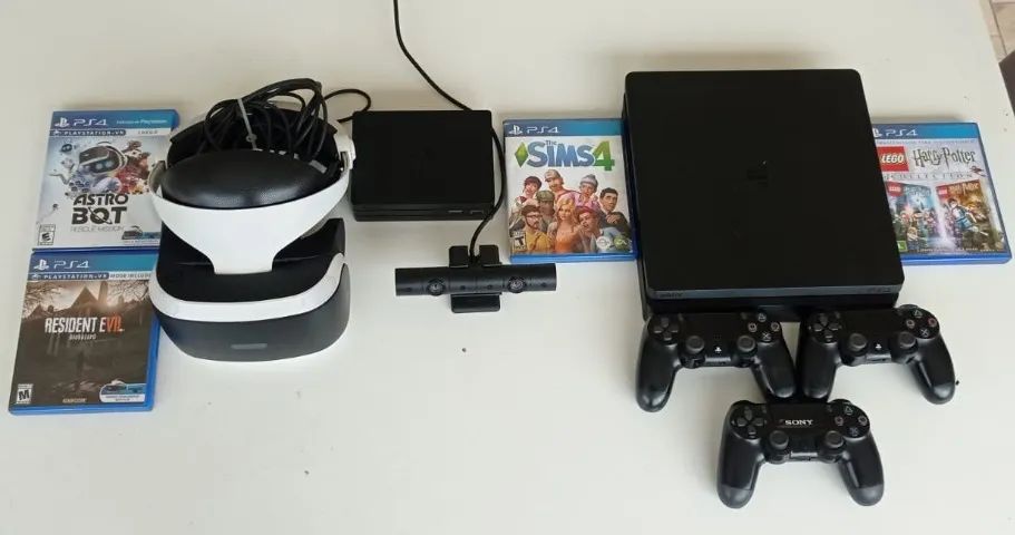 PS4 Slim 1 Tb + Óculos VR