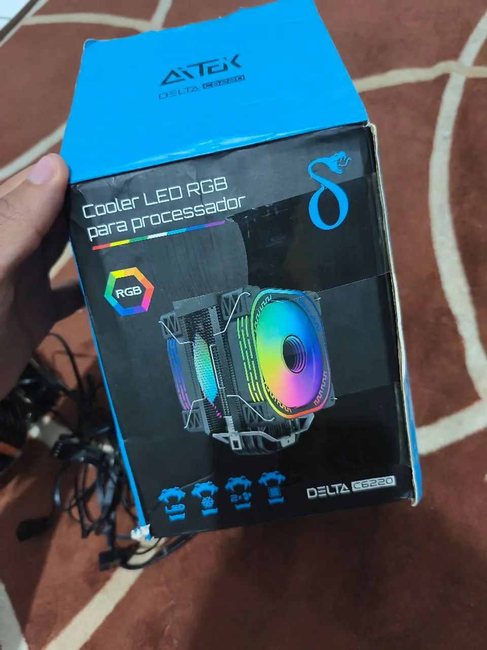 Cooler Led RGB para Processador - Foto 5