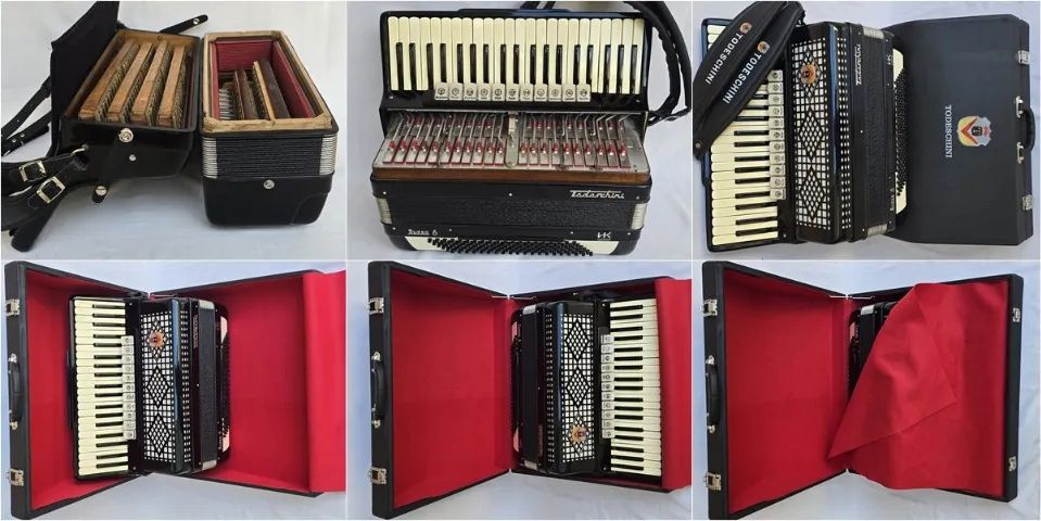Acordeon 120 Baixos Todeschini Super Impecável - Foto 5