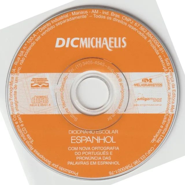 Dicionário Escolar Michaelis (2009) - Espanhol - CD-Rom Mini - Foto 3