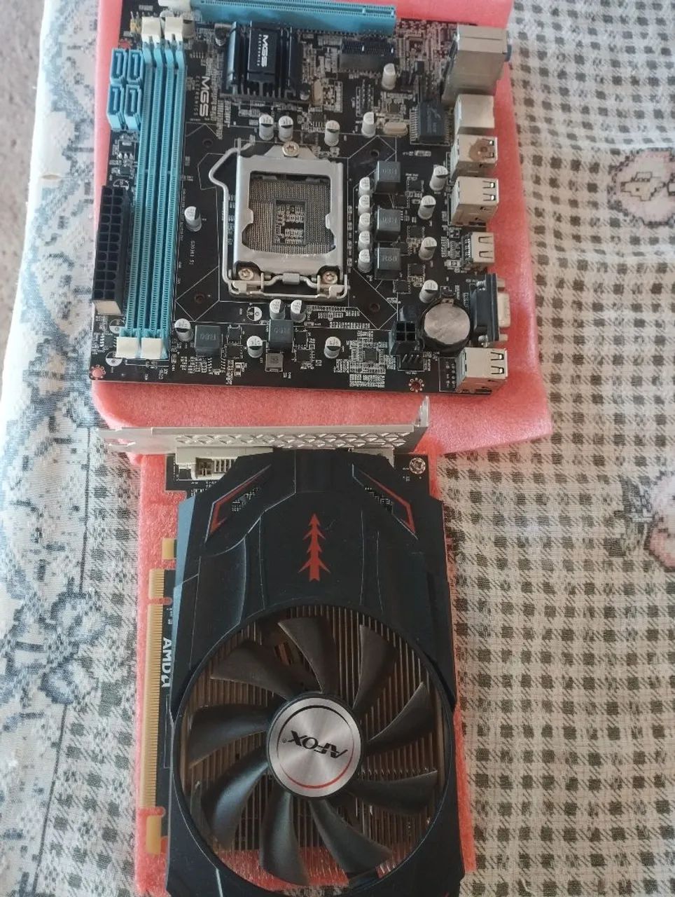 Placa de vídeo + placa mãe MGS 1155 - Foto 3