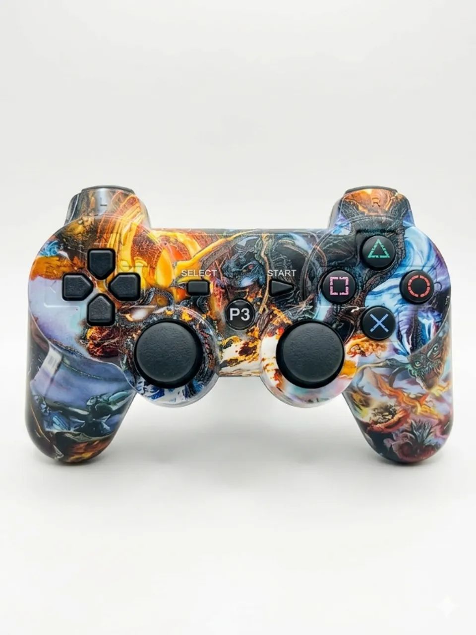Controle Sem Fio (Wireless) Doubleshock P III Estampado - Para PS3 - com sensor de movimen - Foto 2