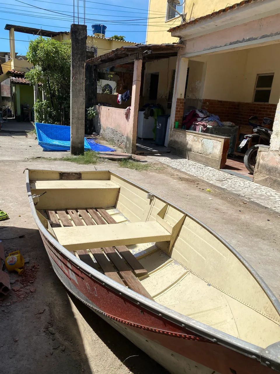 ? BARCO DE ALUMÍNIO À VENDA - ÓTIMO ESTADO - Foto 8