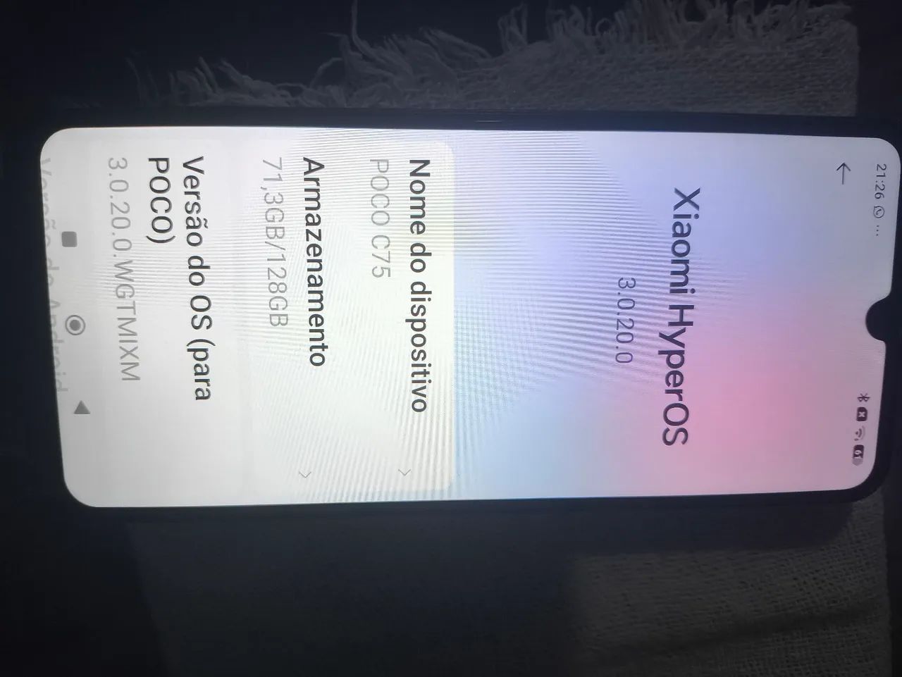 Vendo ou troca Xiaomi poço C75. - Foto 5