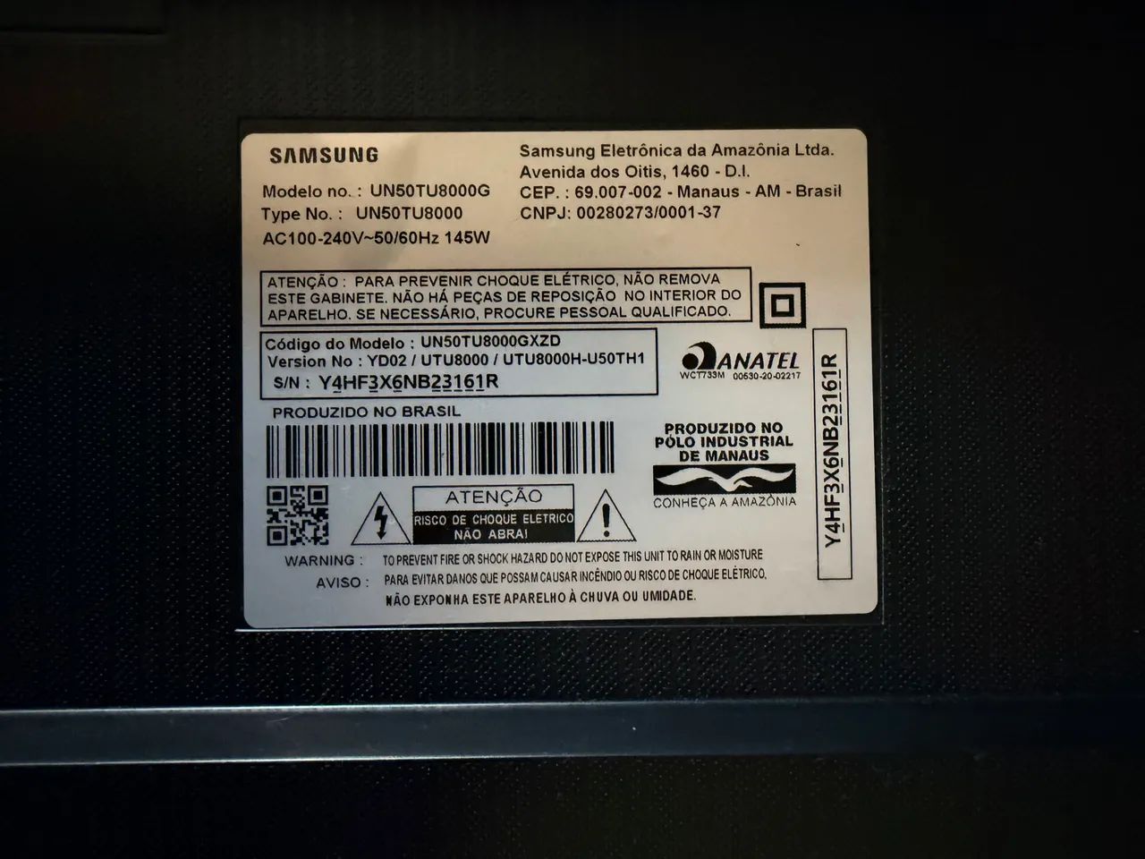 TV Samsung 50? c/ display queimado - Foto 2