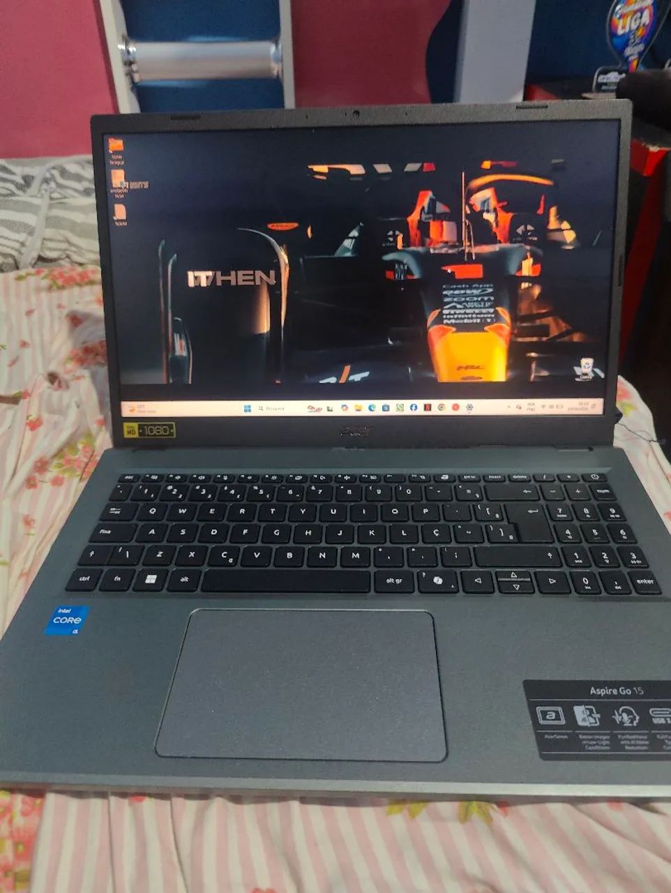 Notebook Acer aspire go 15 8gb DDR5 5200mhz 512 gb SSD nvme i5