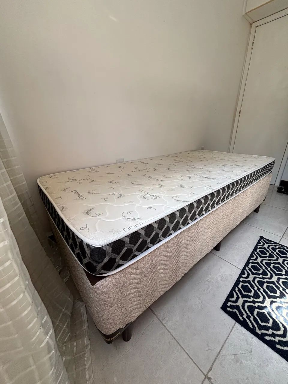 Cama box de solteiro (base + colchão D33) - Foto 2