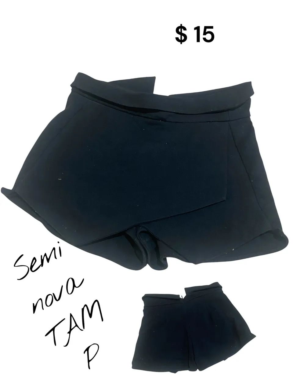 Short saia semi nova