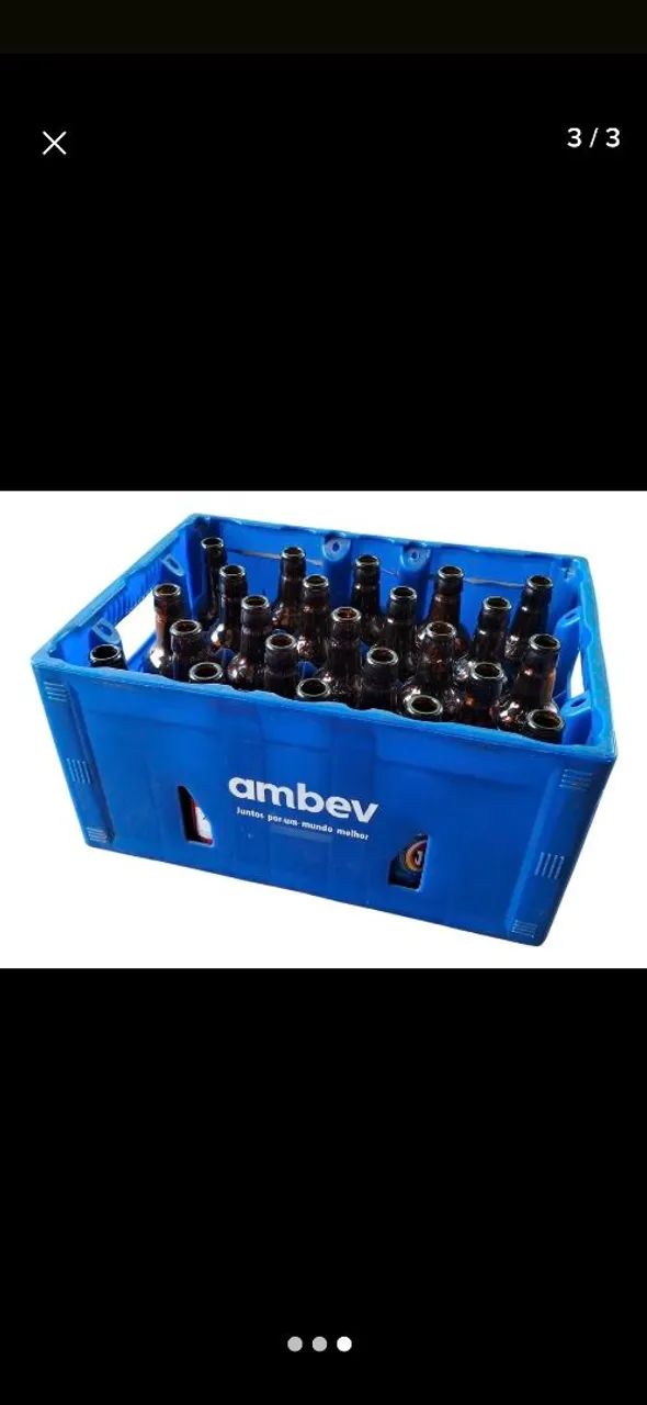 3 engradados cerveja retornável - Foto 3