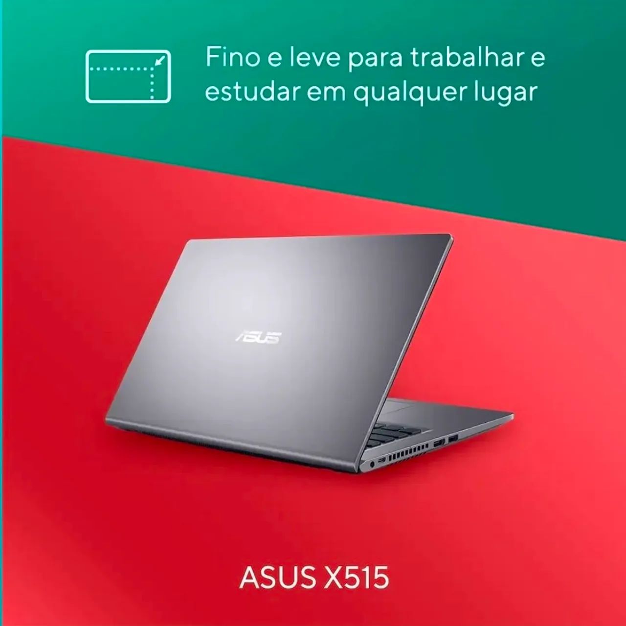Notebook ASUS X515, com Intel Celeron Dual Core, 4 GB de RAM e SSD de 128 GB - Foto 3