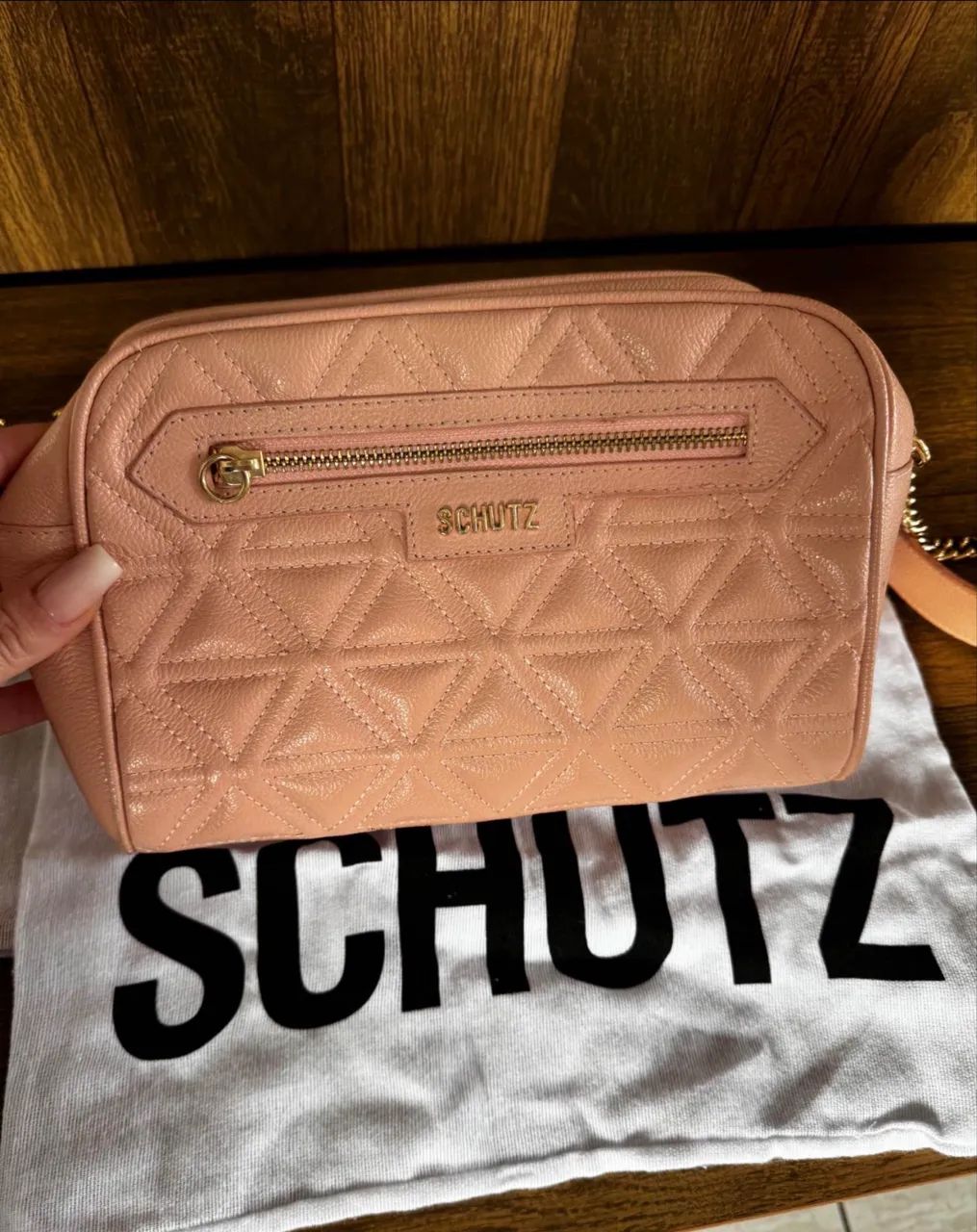 Bolsa schultz Rosê - Foto 4
