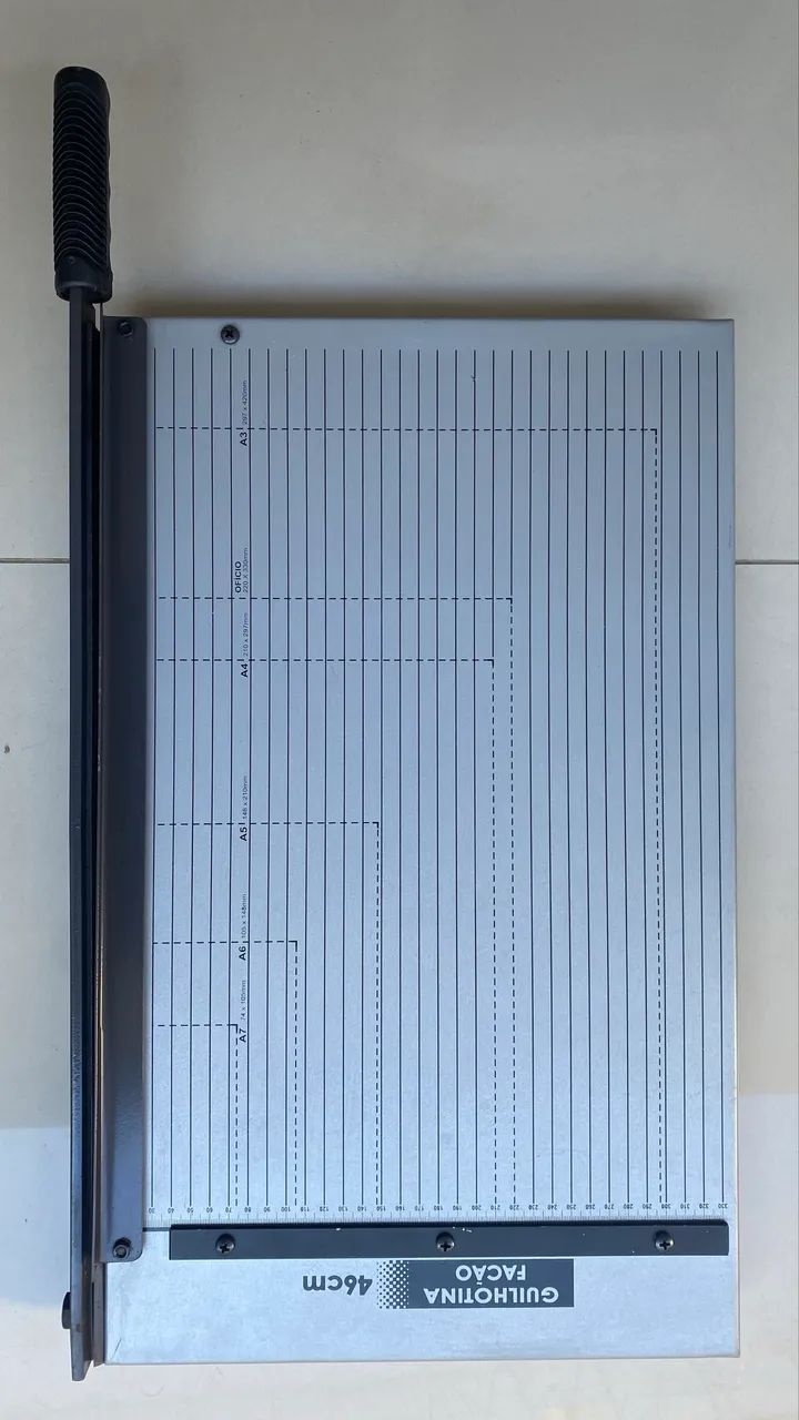 Guilhotina Facão Lassane 460-F (46cm) - Barata / Cortando Perfeito