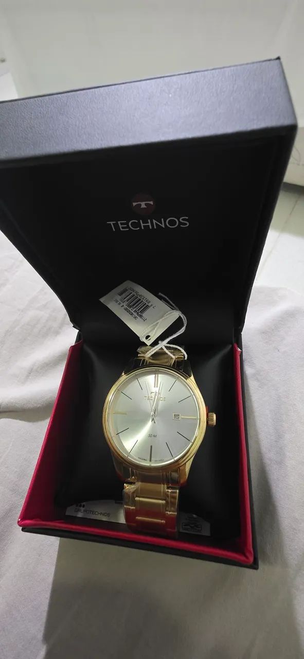 Relógio Technos Steel Dourado Novo - Foto 2