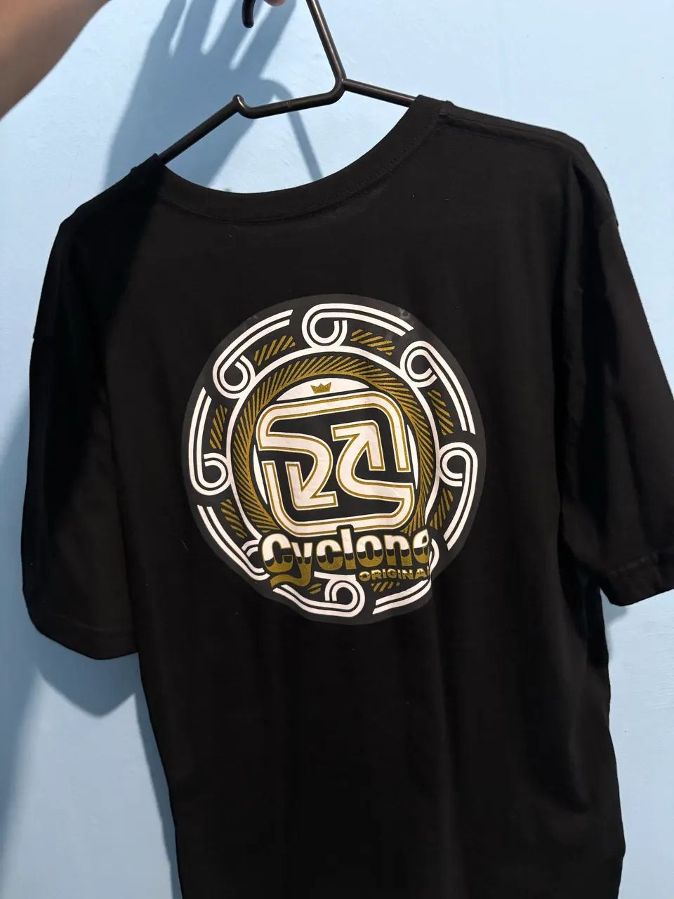 Camiseta Cyclone Preta, Tam G  - Foto 2