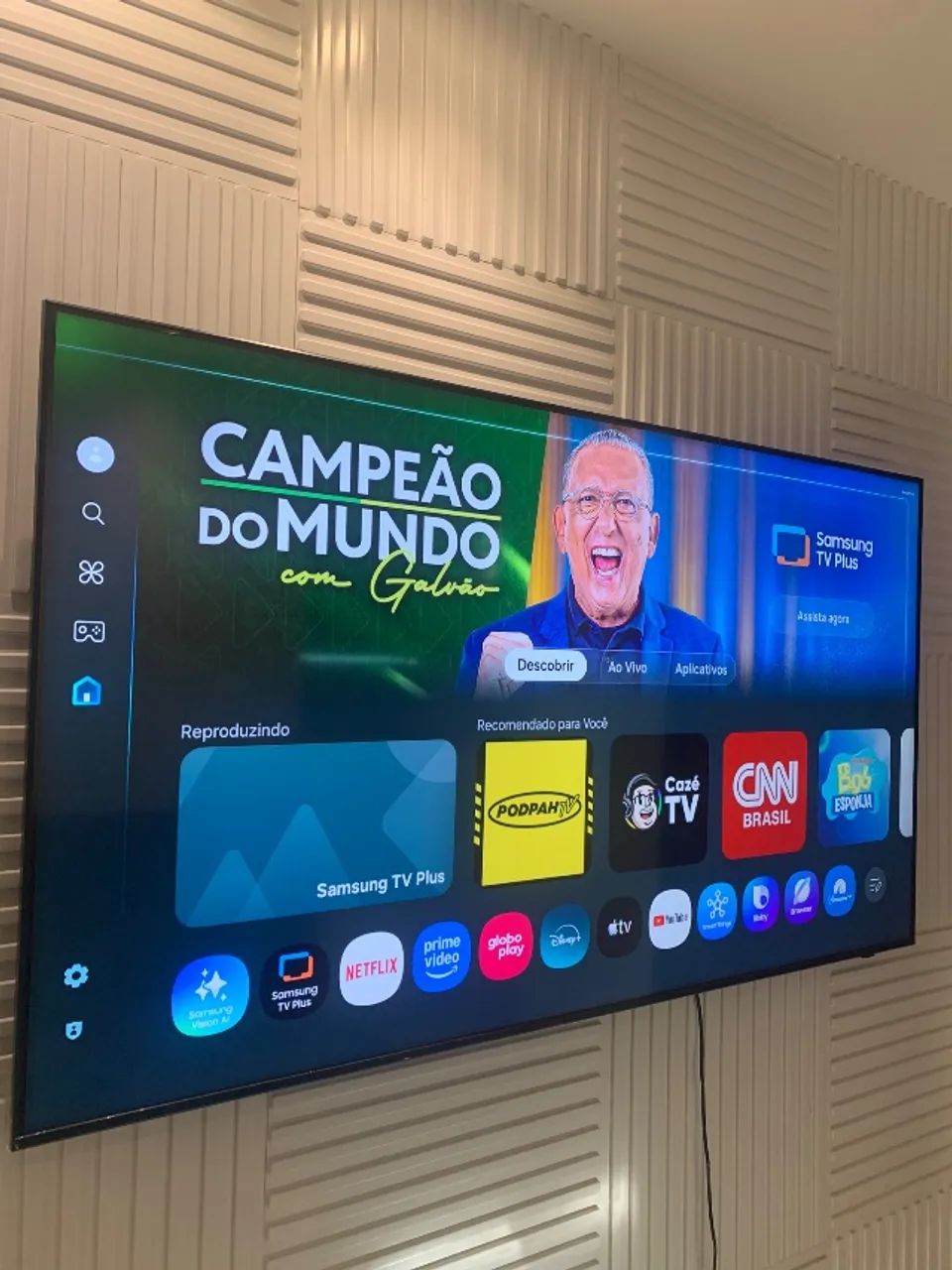 NOVA! TV SAMSUNG 65 POLEGADAS CRYSTAL 4k UHD - Foto 2