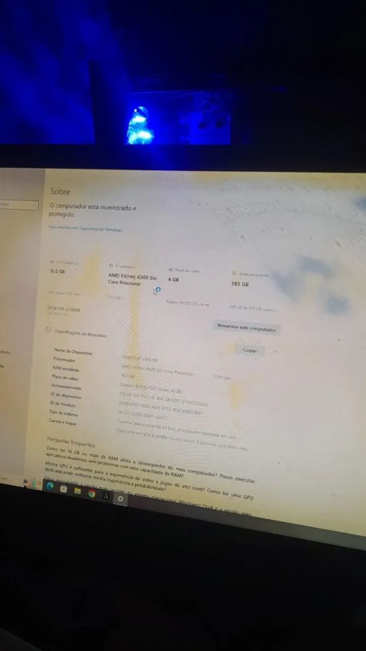 Vendo pc gamer  vai com um teclado  e mouse  de brinde 