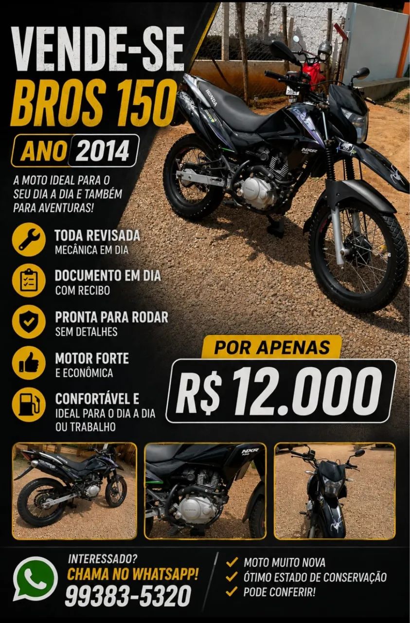 BROS 150 ANO 2014 - Foto 2