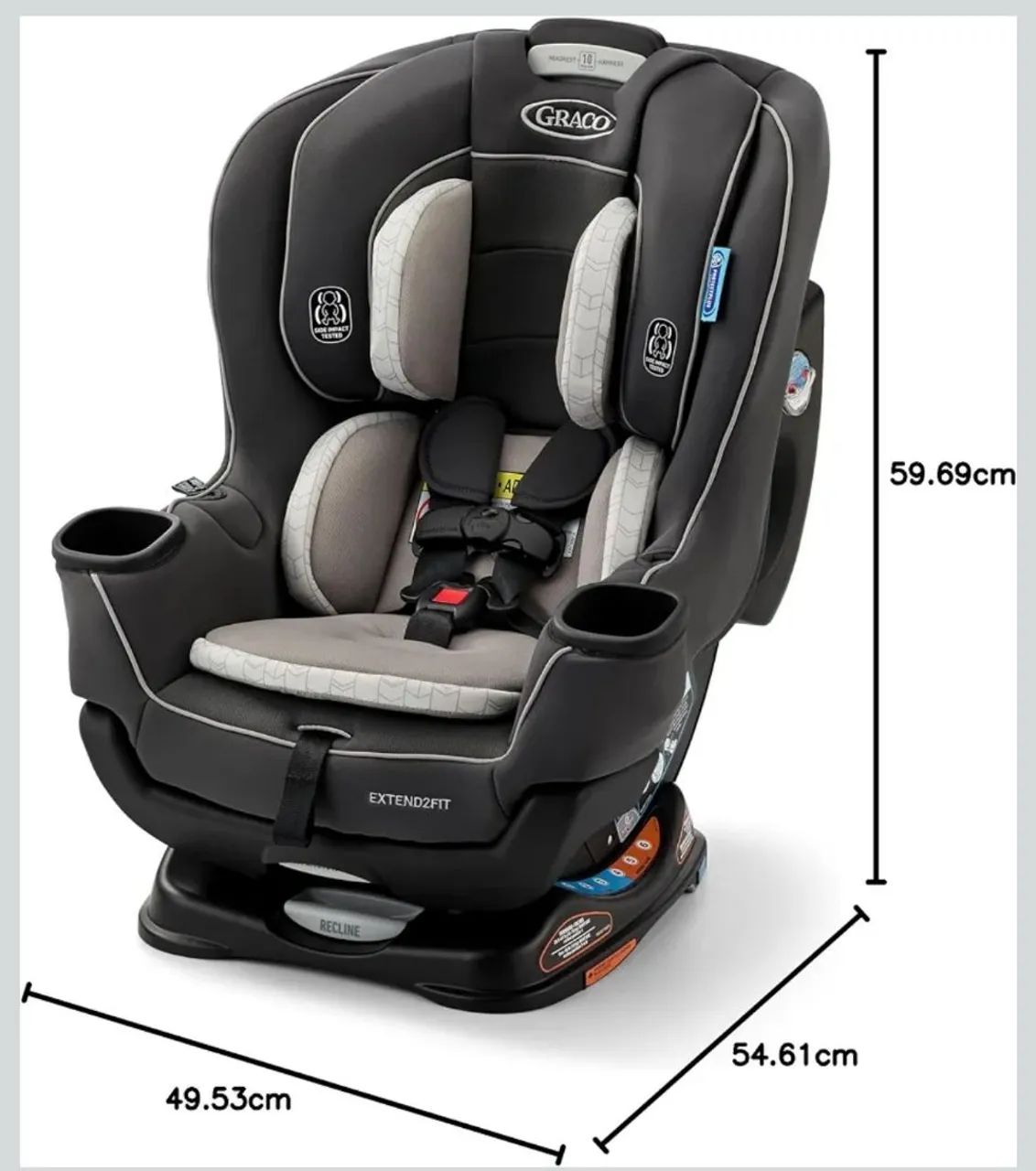 Cadeirinha Graco Extend2Fit - Nova Lacrada  - Foto 3