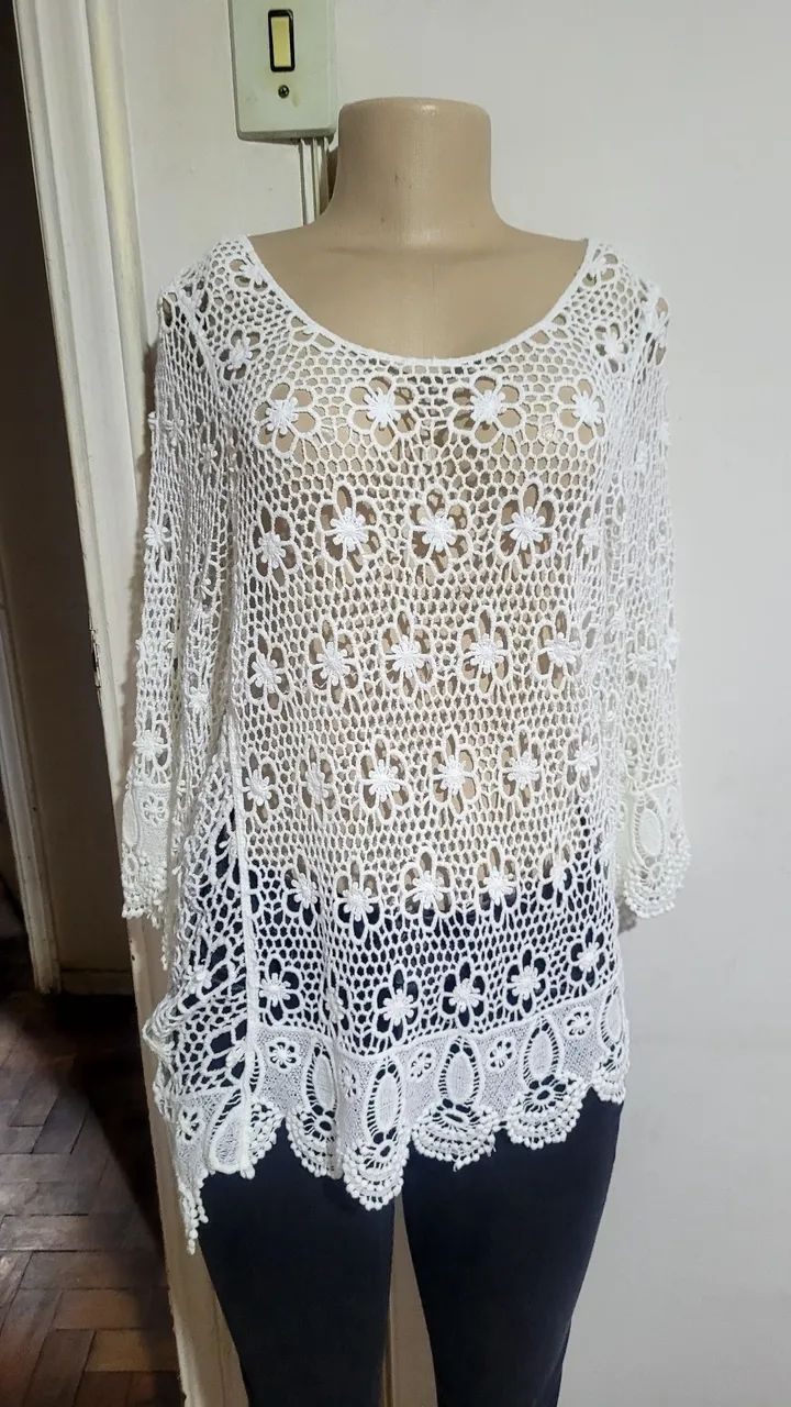 Blusas em crochê  - Foto 2