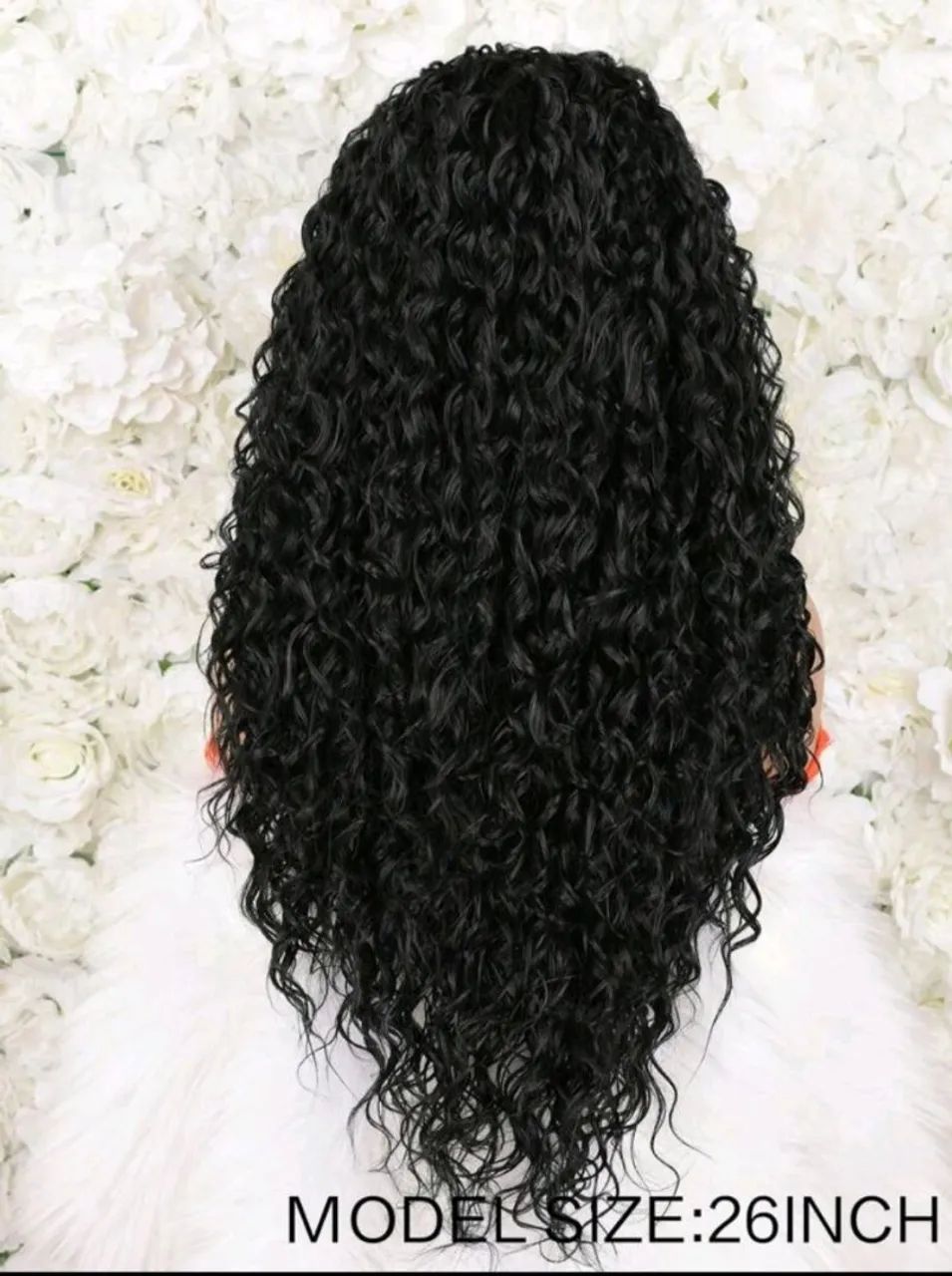 Peruca LACE WIG Cacheada 70 cm - Foto 3