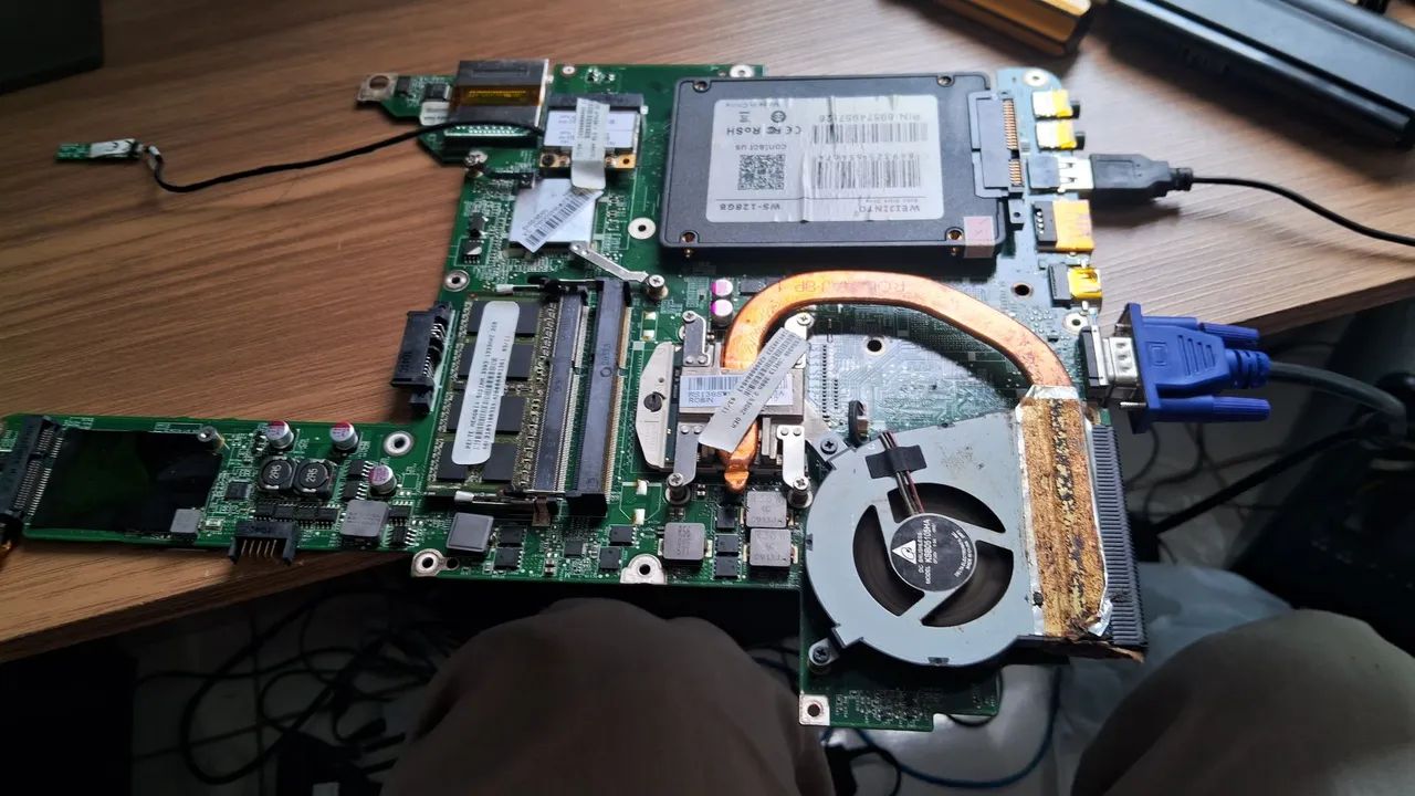 PLACA MÃE NOTEBOOK I3 1° - Foto 2
