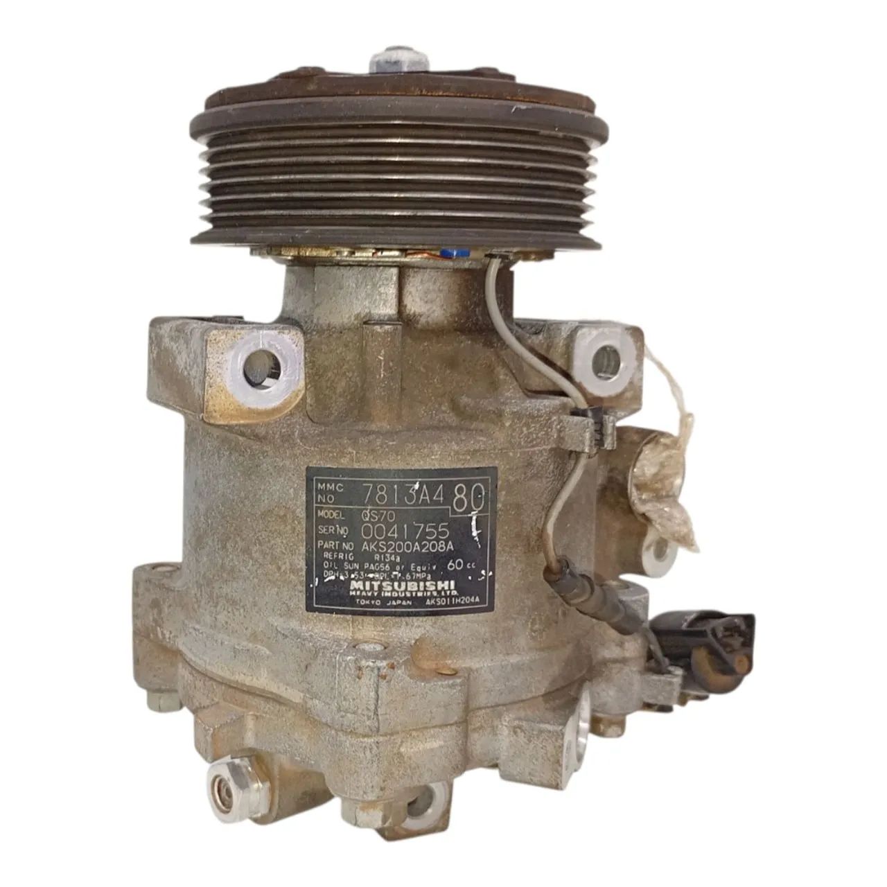 Compressor Ar Condicionado Lancer 2.0 2011 A 2019 7813a4 - Foto 5