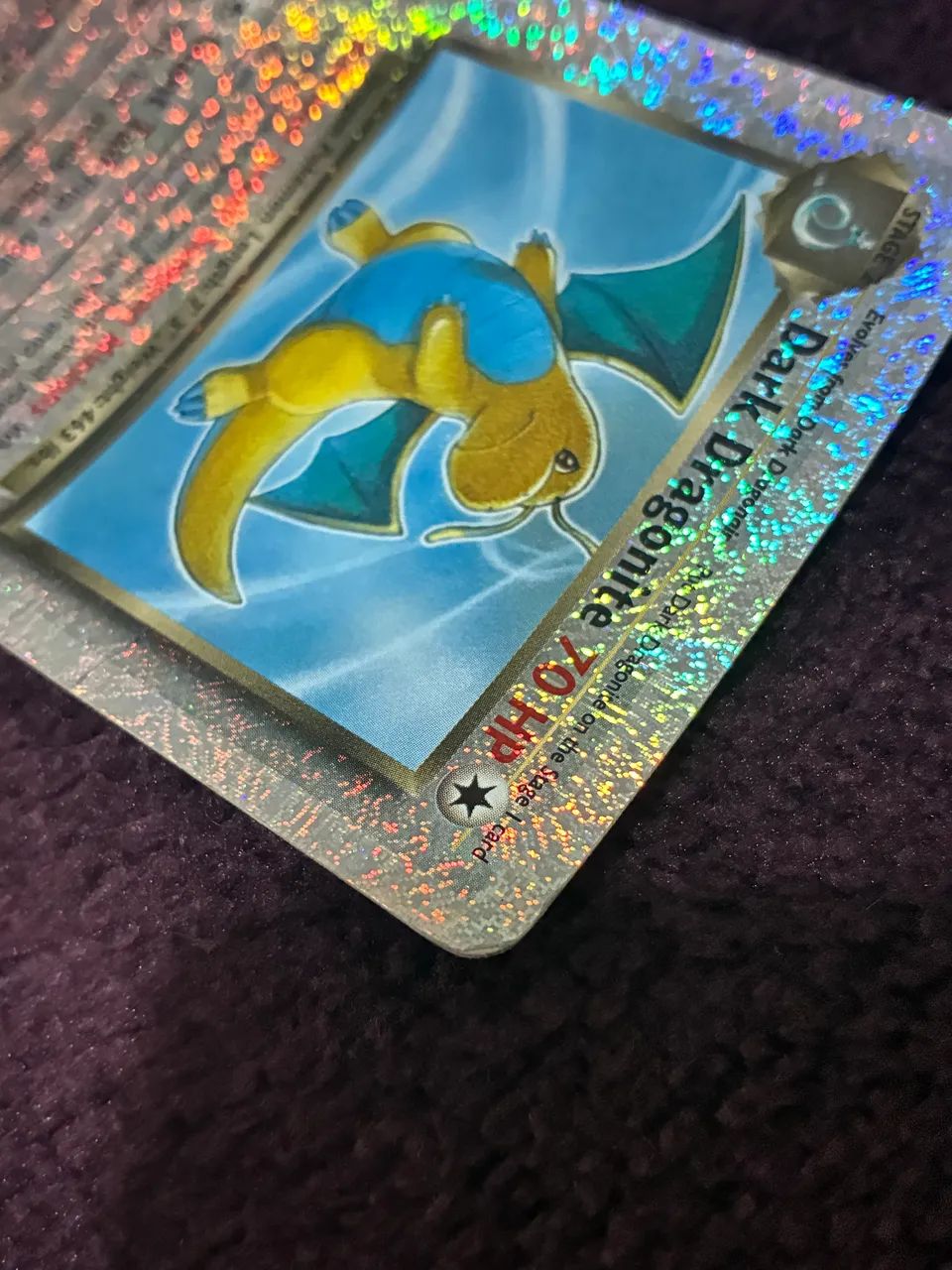 Dark Dragonite 5/82 - Holo reverso! Carta Pokémon Vintage Rara