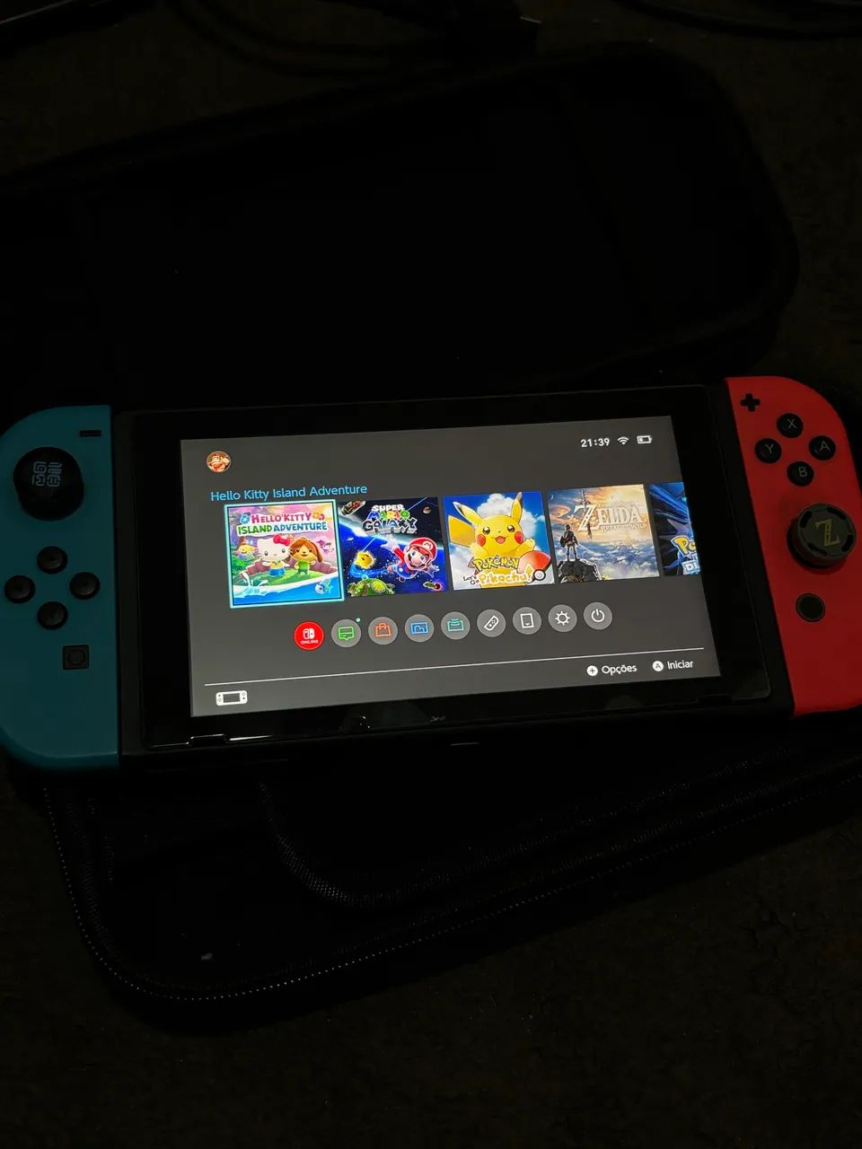 Nintendo Switch V2 Desbloqueado (com jogos)