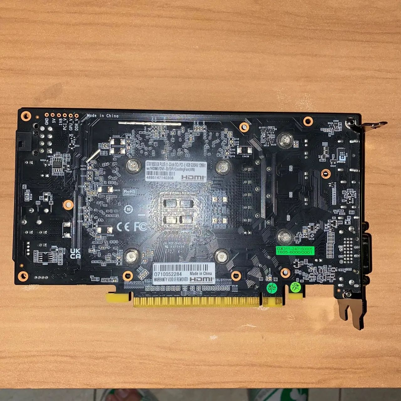 PLACA DE VÍDEO GTX1650 4GB. Usada em PERFEITO estado.
