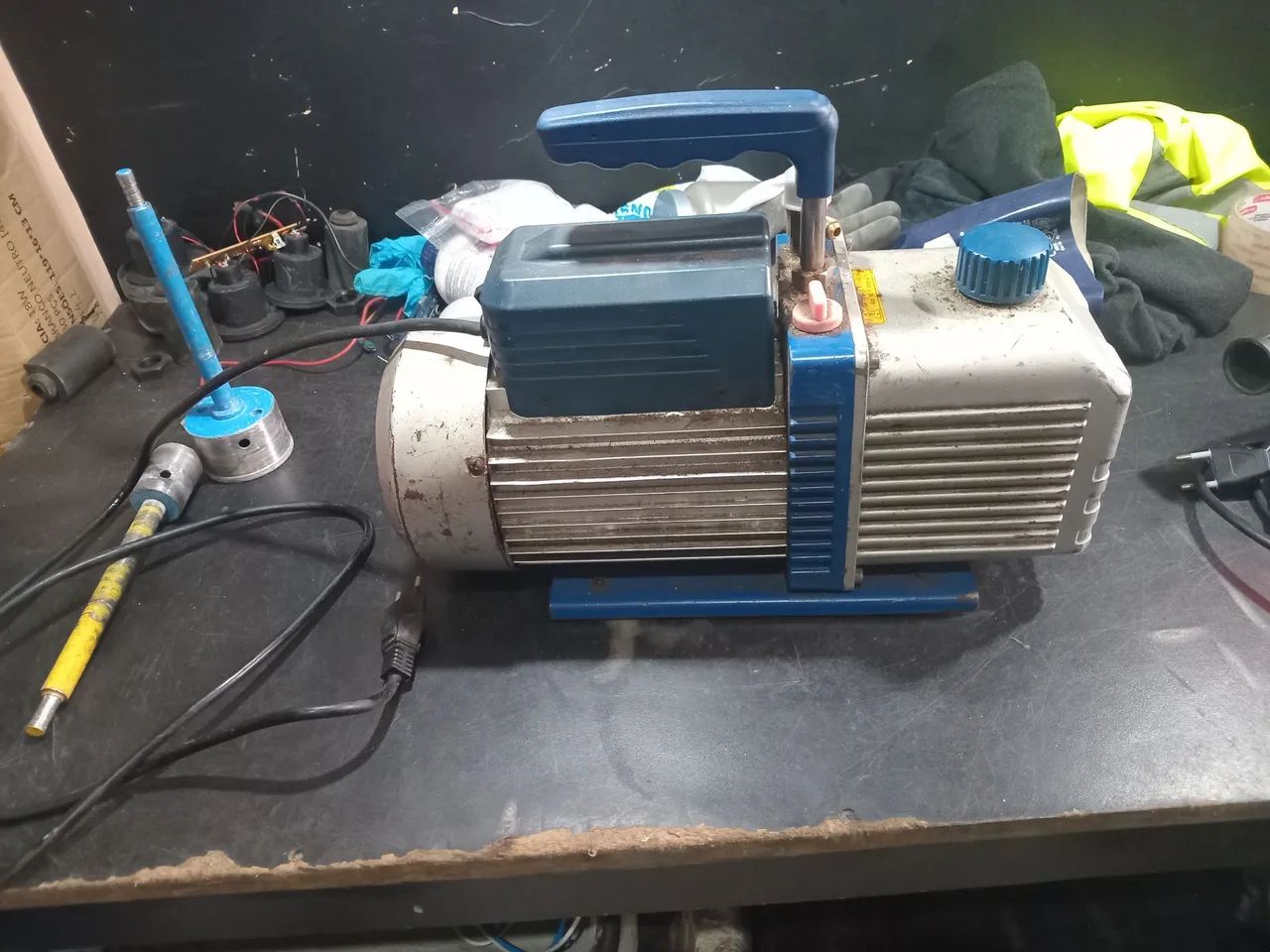 Máquina motor Vácuo ar condicionado 10cfm duplo estágio - Foto 3