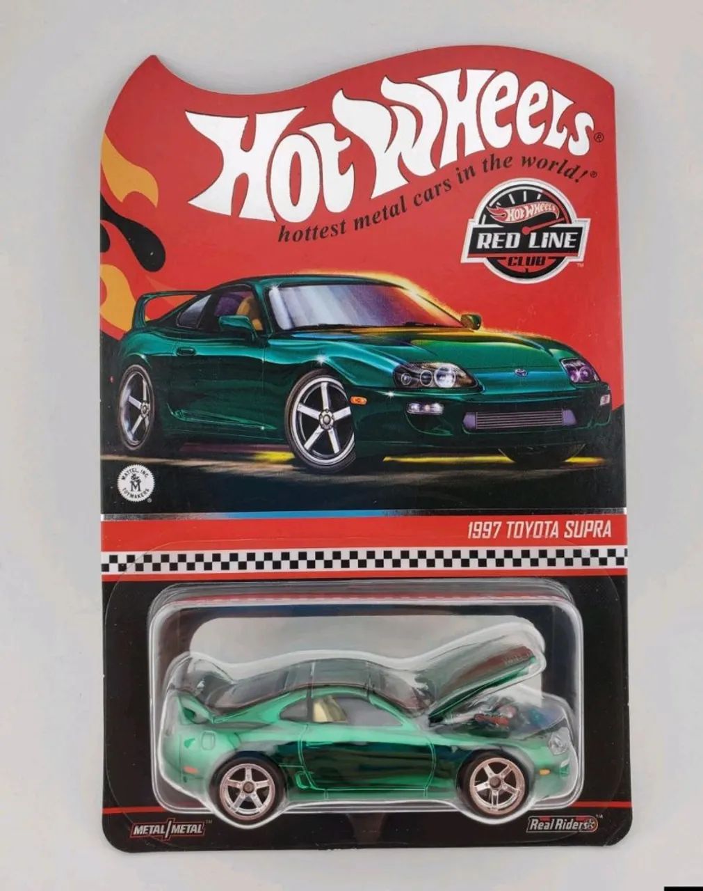 Hot Wheels RLC 1997 Toyota Supra Verde Spectraflame - Telefonia