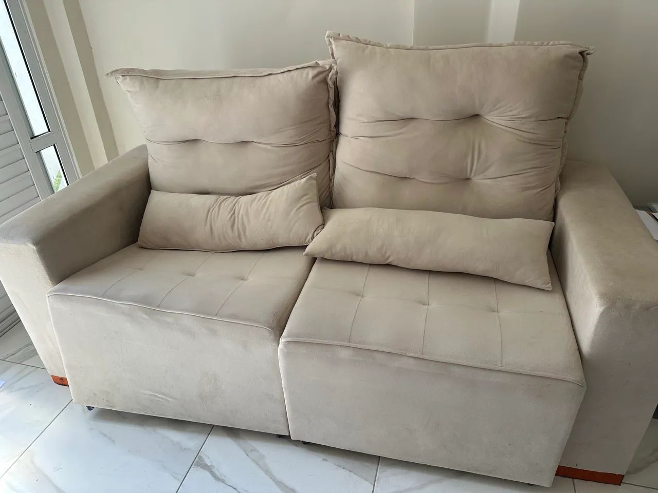 Sofá reclinável 