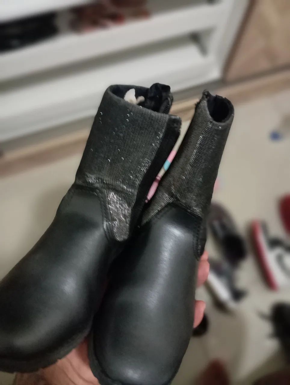 Botinha preta Tam 30 - Foto 2