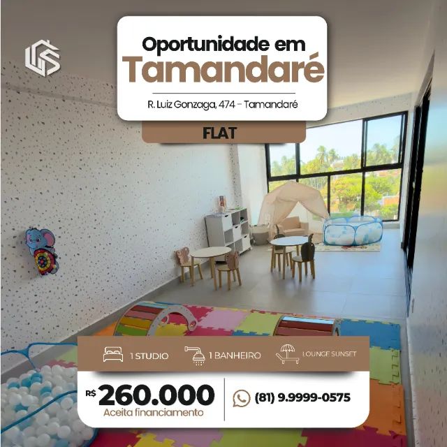 Flat Pronto em Tamandaré | ALMARES | R$ 260 Mil - Foto 3