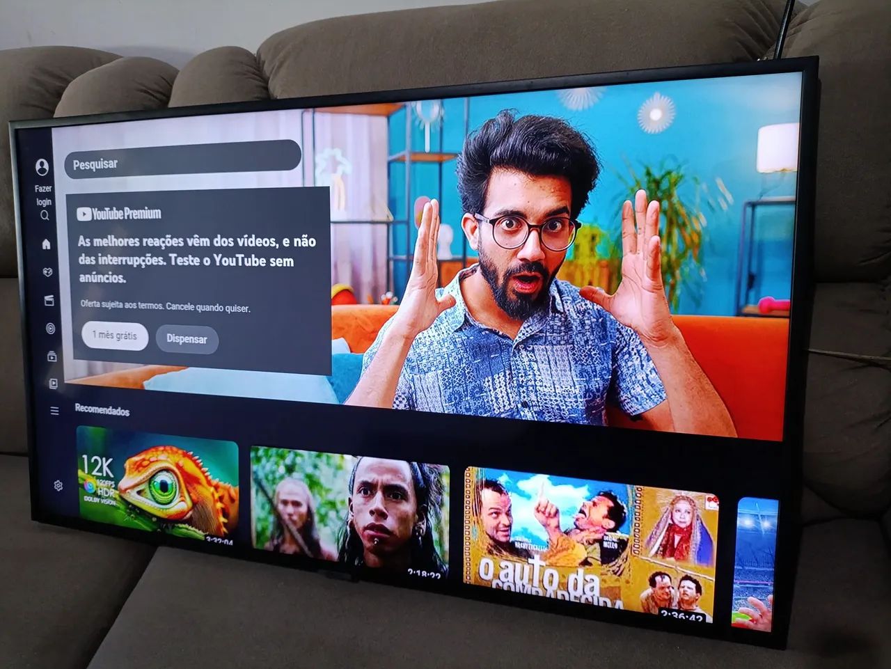 Tv samsung 50 polegadas smart tv conservada 