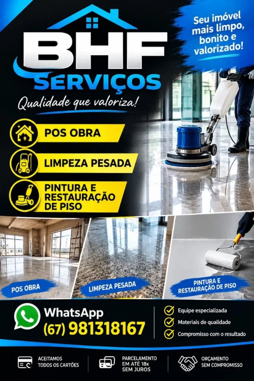Pintor e pós obra limpeza pessada