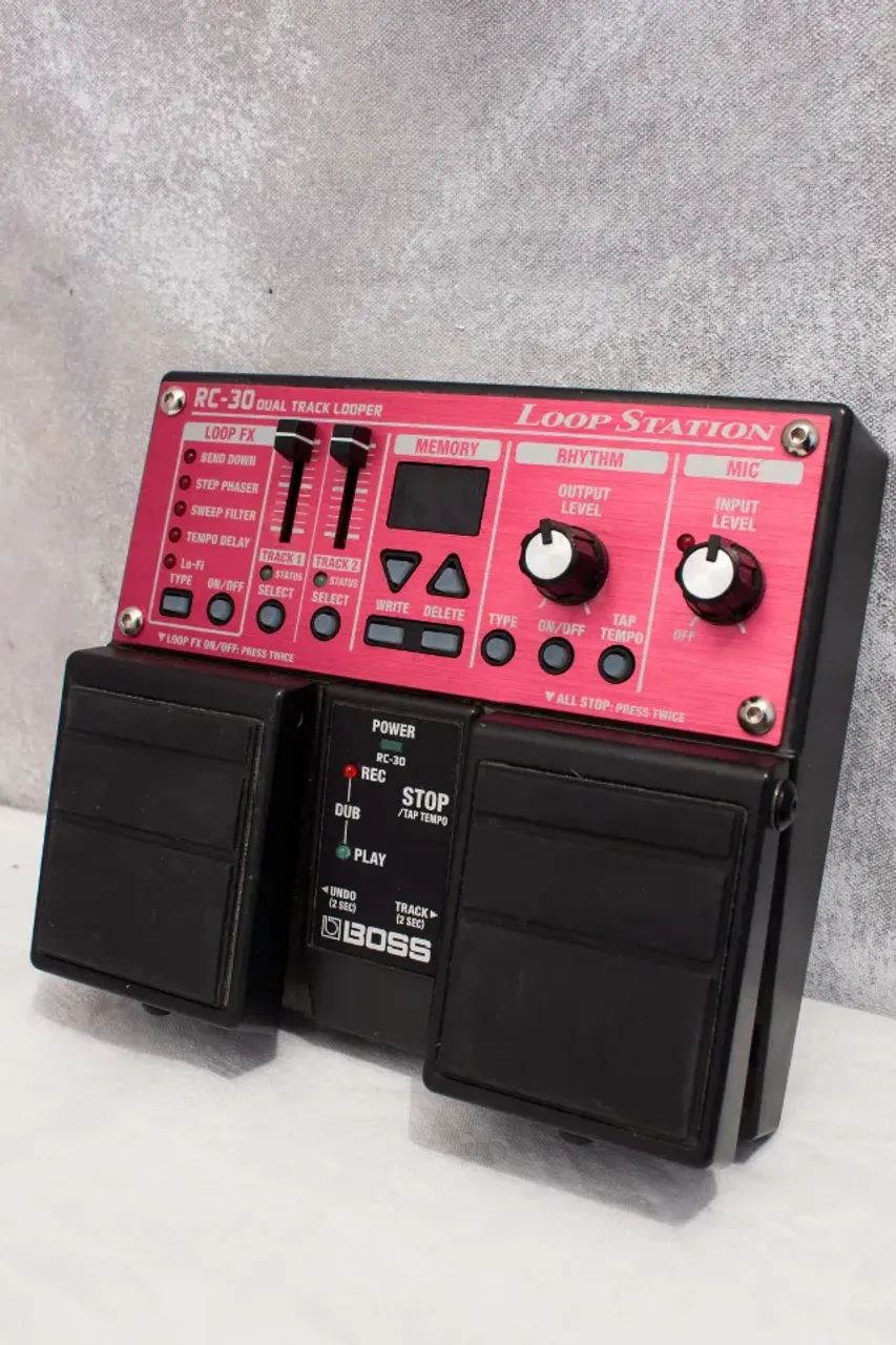 Pedal De Efeito Boss Rc Loop Station Rc-30 Vermelho - Foto 5