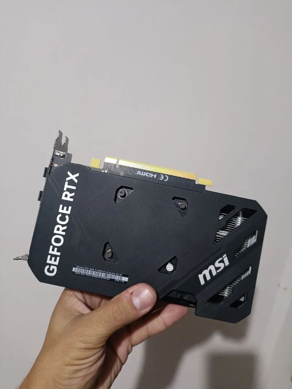 RTX 4060 Ti 8GB MSI Ventus 2X Black OC - DLSS 3, Ray Tracing - Foto 4