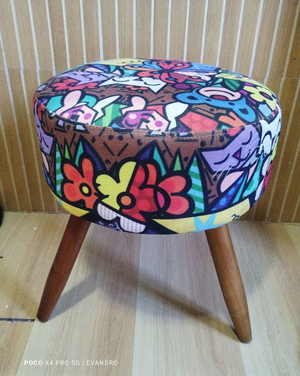 Puff com estampa Romero Britto  - Foto 3