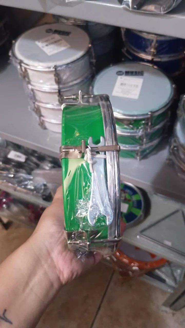 Tamborim 6" polegadas Profissionais M music na promoção  - Foto 2