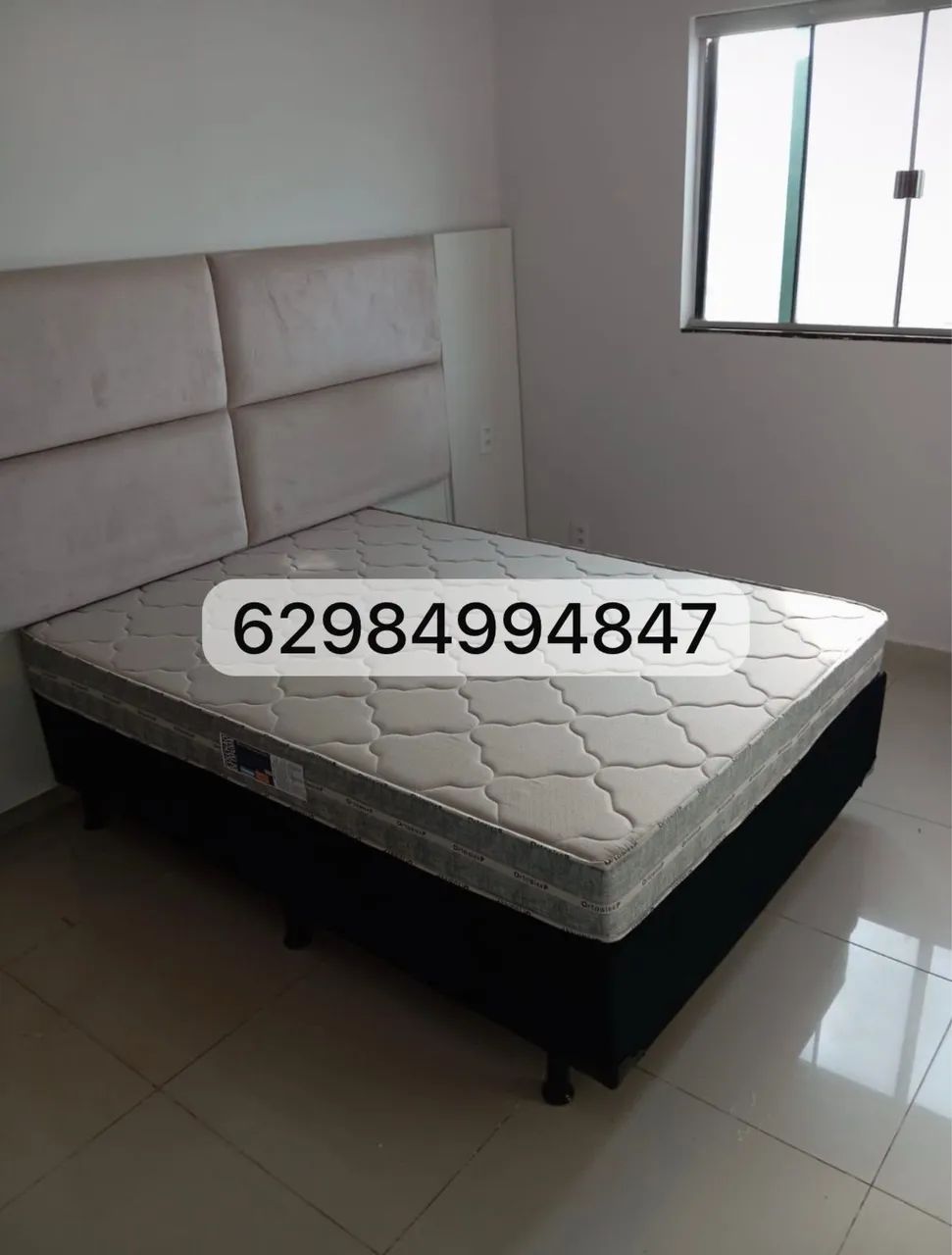 Cama box d33 casal 100% espuma entrega rapida 