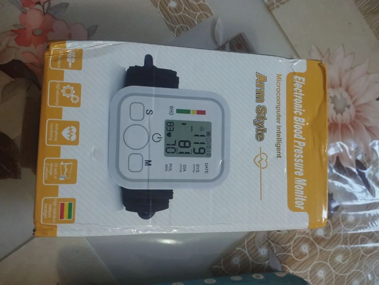 Kit medidor de pressão digital e termômetro digital e Oxímetro digital,150 reais - Foto 2