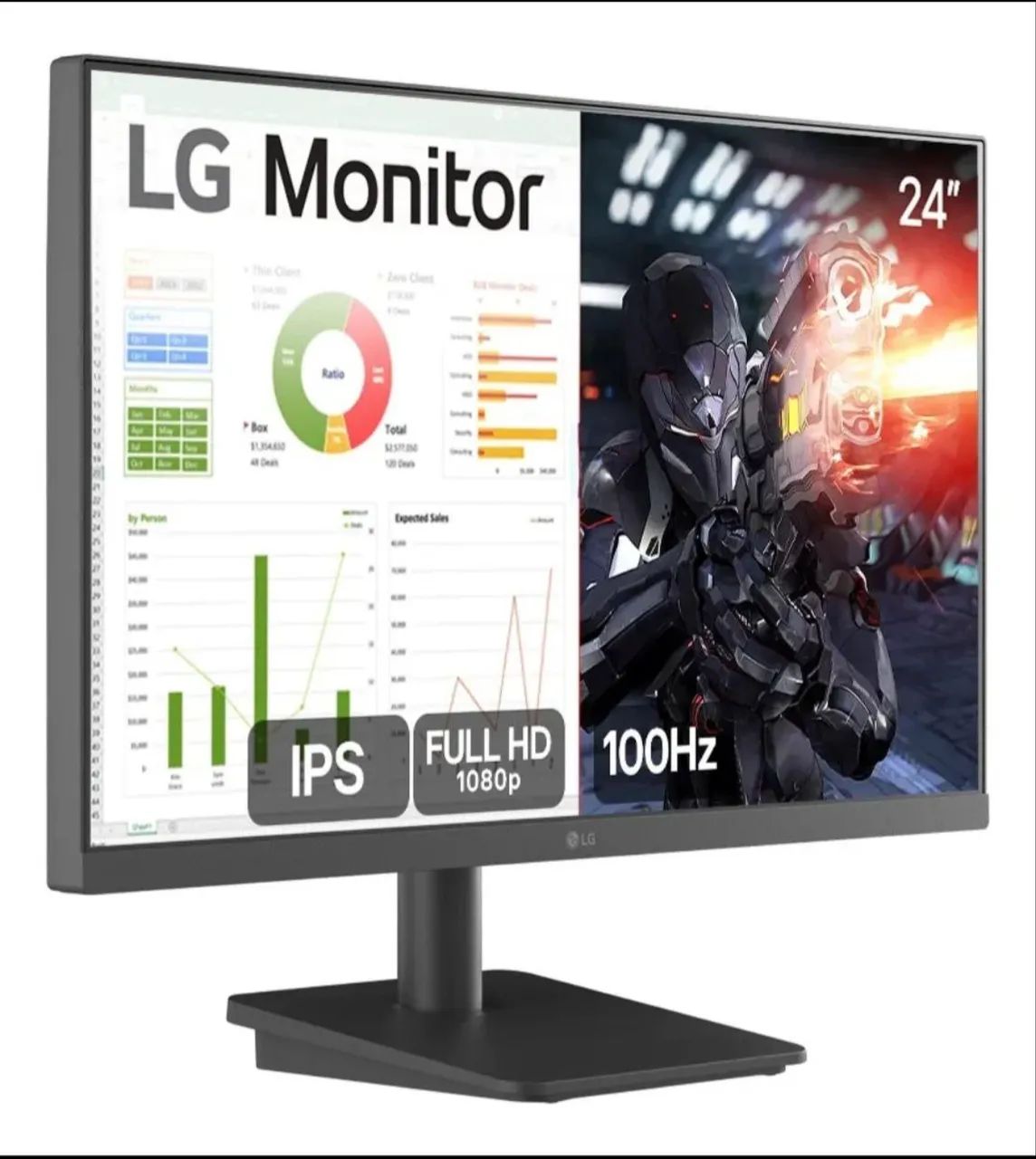 ? Monitor LG 24? IPS Full HD 100Hz - Modelo 24MS500-B - Foto 2