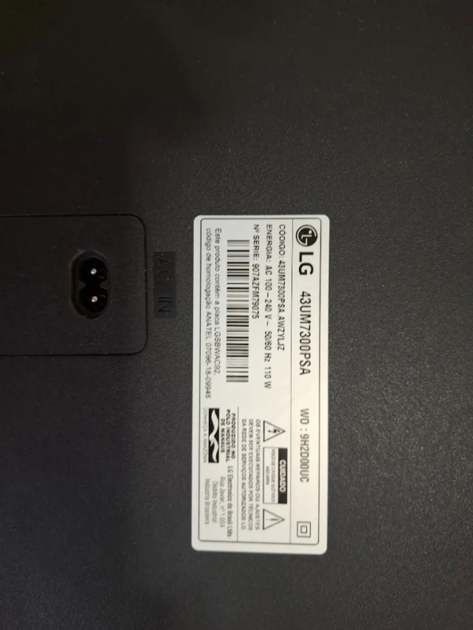 Smart TV LG 43 polegadas com defeito - Foto 4