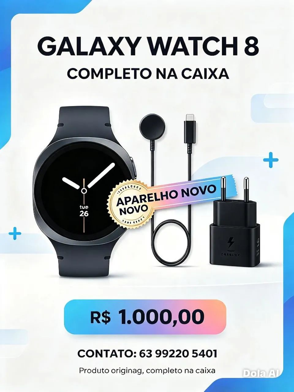 Galaxy whatch 8 40mm novo