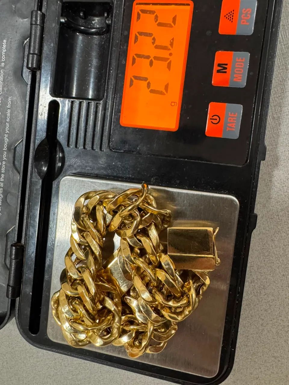 Pulseiras Groumet de ouro 18k procedência garantia eterna - Foto 5