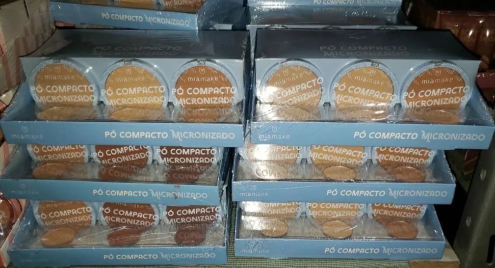 CAIXA COM 24 PEÇAS DE PÓ COMPACTO MICRONIZADO MIAMAKE - Foto 2